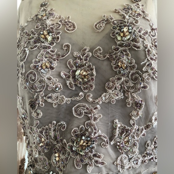 Long Sleeves beaded gown. - Picture 14 of 17